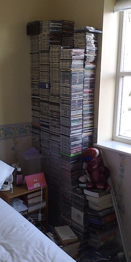 1500 CDs in jewel cases