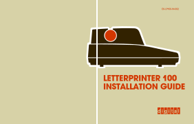Letterprinter 100 Installation Guide